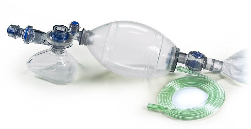 Adult manual resuscitator / reusable / with pop-off and PEEP valves 1500 ml, 5 - 20 cmH2O | 60304 Hsiner