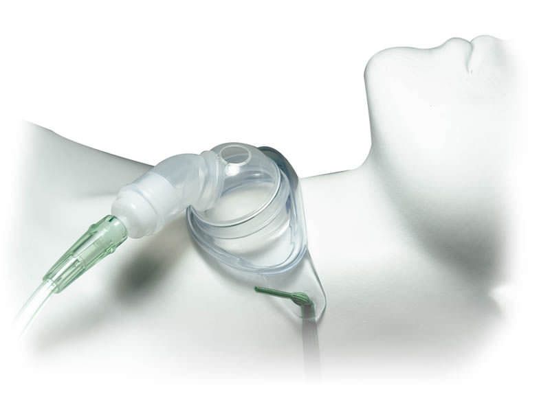 Tracheostomy mask / facial / PVC / pediatric 30165 Hsiner