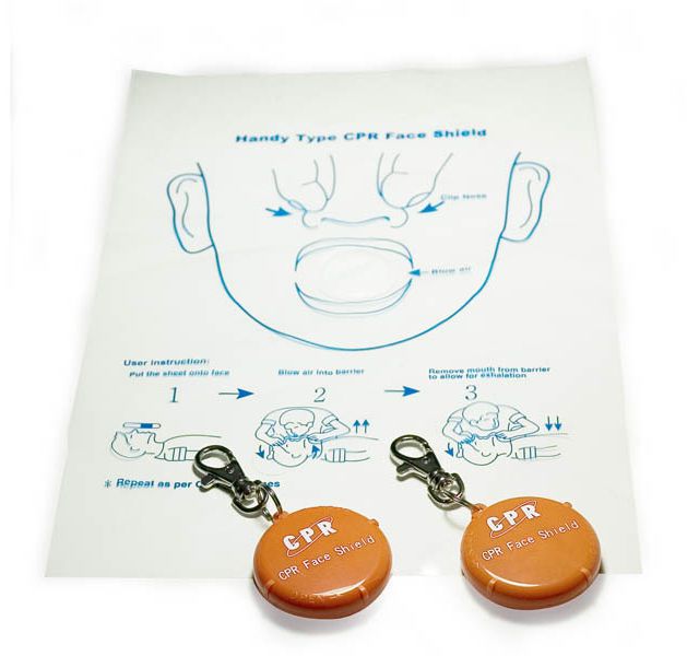 Mouth-to-mouth face shield / resuscitation 30102 Hsiner