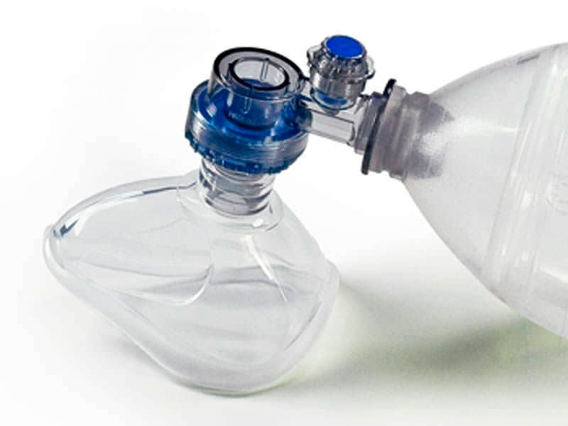 Adult manual resuscitator / with pop-off valve / reusable 1500 ml, 60 cmH2O | 60301 Hsiner