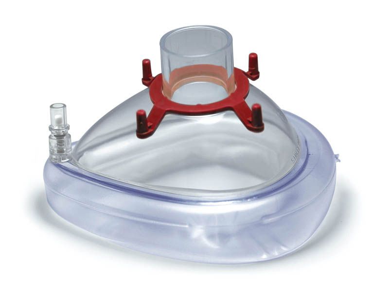 Anesthesia mask / facial / PVC / with valve 20144 Hsiner