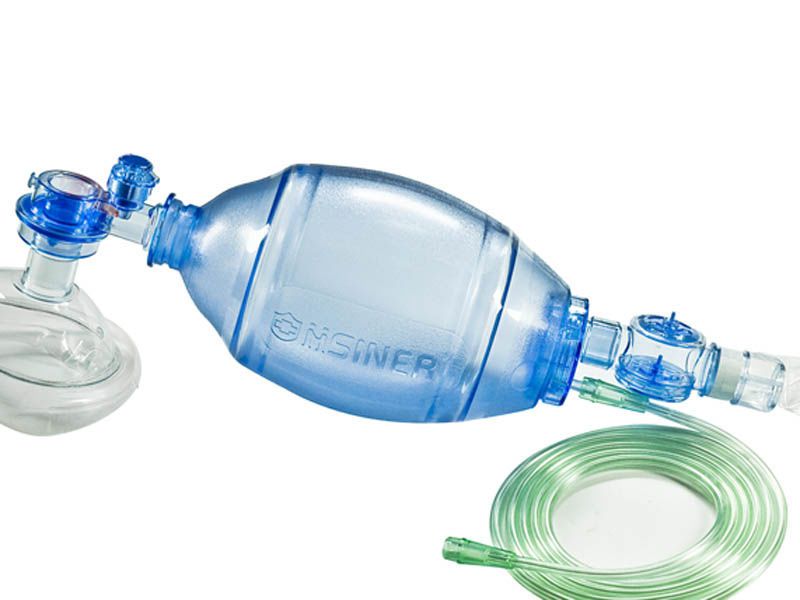 Health Management and Leadership Portal | Adult manual resuscitator /  disposable / with pop-off valve 1500 ml, 60 cmH2O | 60101 Hsiner