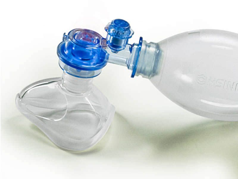 Pediatric manual resuscitator / reusable / with pop-off valve 550 ml, 40 cmH2O | 60202 Hsiner