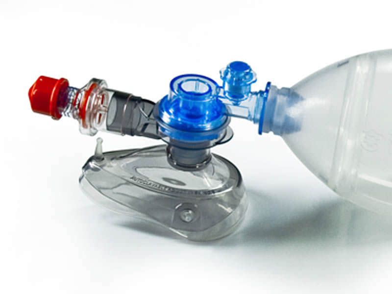 Adult manual resuscitator / reusable / with pop-off and PEEP valves 1500 ml, 5 - 20 cmH2O | 60209 Hsiner