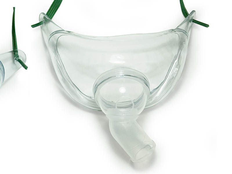 Tracheostomy mask / facial / PVC 30160, 30161 Hsiner