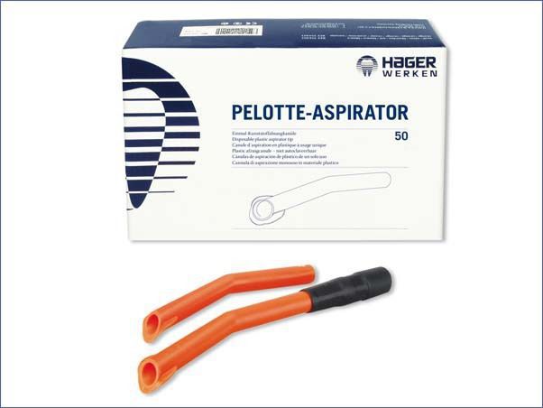 Dental suction cannula / disposable Pelotte-Aspirator Hager & Werken GmbH & Co. KG