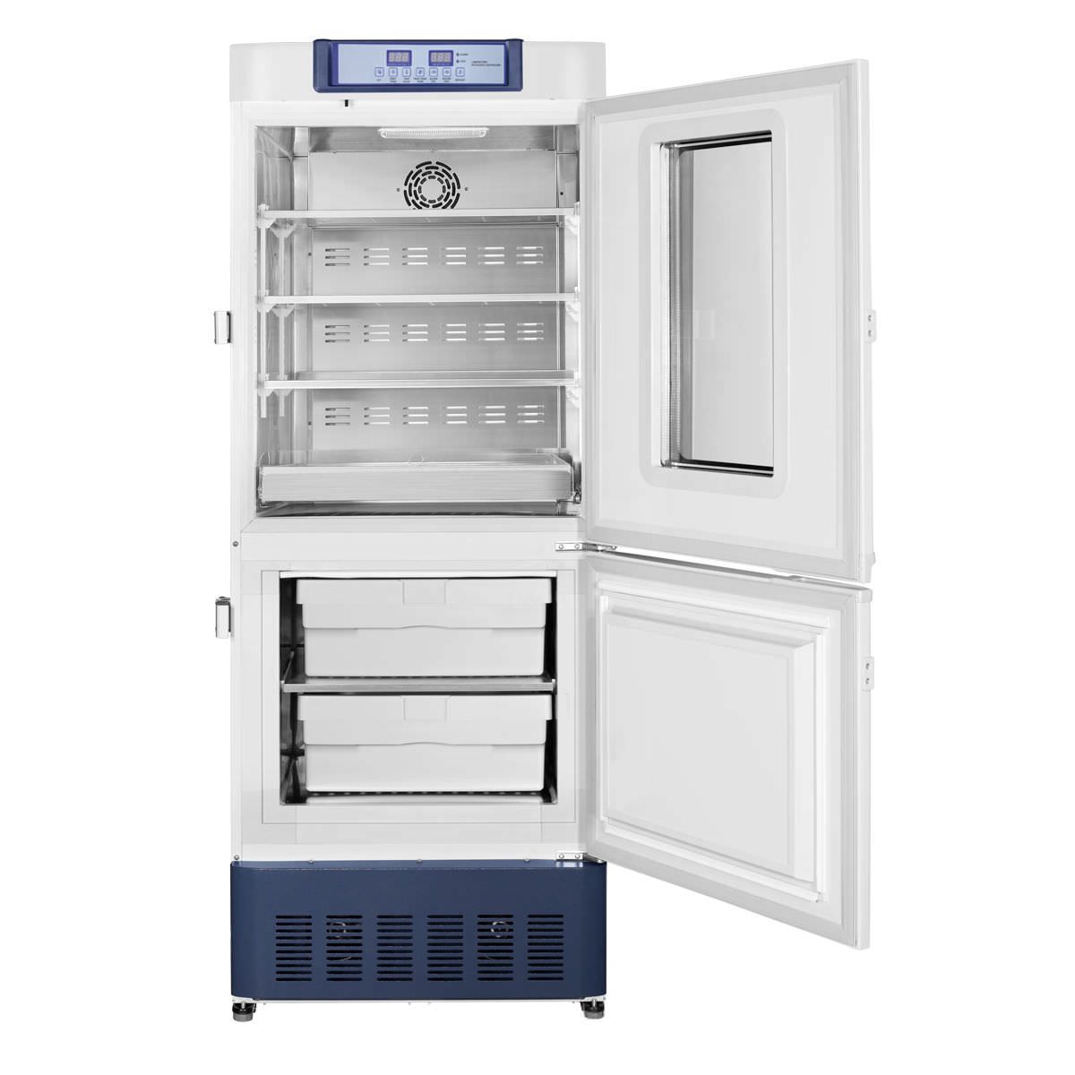 Laboratory refrigerator-freezer / upright / 2-door 2 °C ... 8 °C, -40 °C ... -20 °C, 185 L, 97 L | HYCD-282A Haier Medical and Laboratory Products
