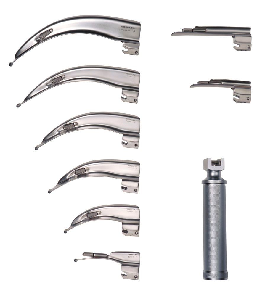 Macintosh laryngoscope blade / stainless steel HERSILL