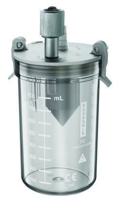 Medical suction pump jar / polysulfone PSU series HERSILL