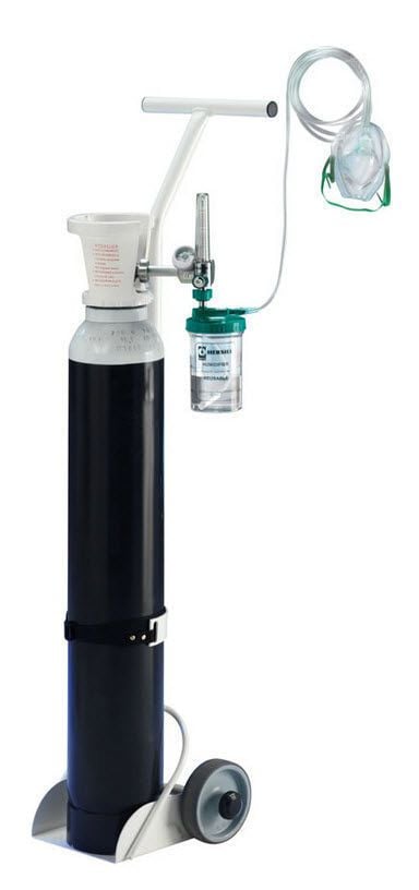 Oxygen therapy system with oxygen cylinder 0 - 15 L/mn | H-700 HERSILL