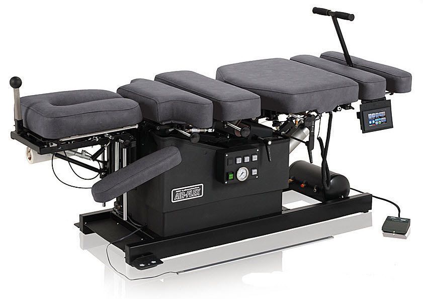 Electrical chiropractic table / height-adjustable / 6 sections Hill Air-Flex Flexion Hill Laboratories