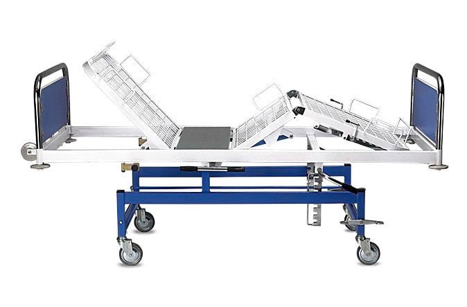 Mechanical bed / height-adjustable / 4 sections ATHINA A.A.MEDICAL
