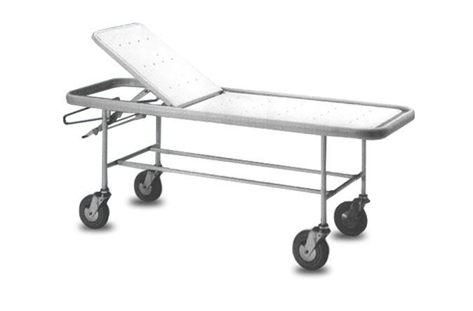 Transport stretcher trolley / mechanical / 2-section HMF-1020 A.A.MEDICAL