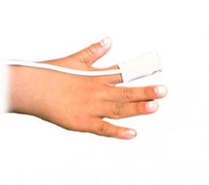 Fingertip SpO2 sensor / disposable / pediatric Mediaid Inc.