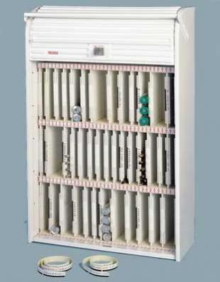 Storage cabinet / medical / for healthcare facilities / with tambour door Nocaduc KRZ