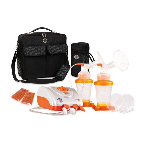Electric breast pump / with rechargeable battery / double GENTLEFEED DUO Mebby