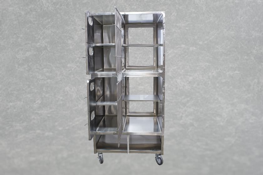 Stainless steel veterinary cage Mason