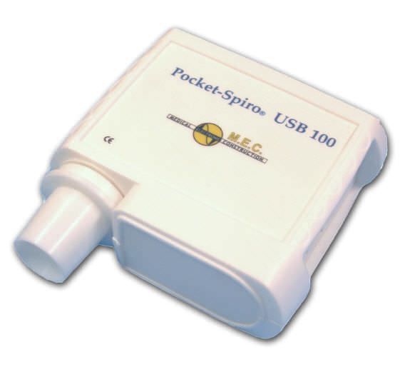 USB spirometer / computer-based Pocket-Spiro® USB100 MEC Medical Electronic Construction R&D
