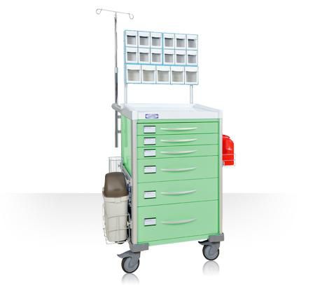 Anesthesia trolley / with side bin / with shelf unit LX37ANE Machan International Co., Ltd.
