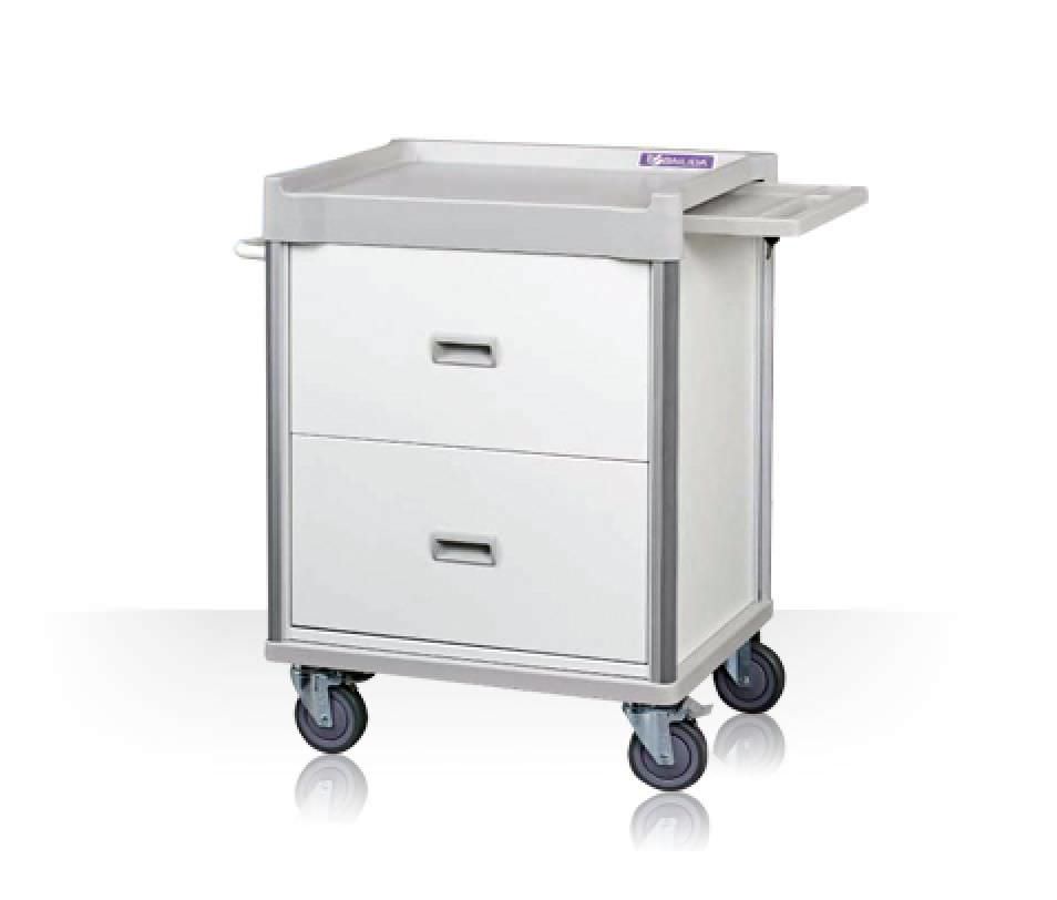Medical record trolley / with drawer / horizontal-access MX31FDT Machan International Co., Ltd.