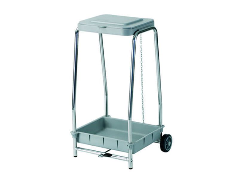 Linen trolley / stainless steel / 1-bag LP-360 Lapastilla Soluciones Integrales SL