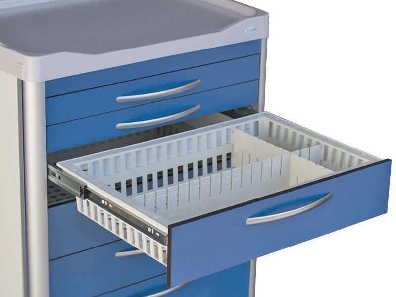 Multi-function trolley / with drawer / 5-drawer D6040-5 0410 Lapastilla Soluciones Integrales SL