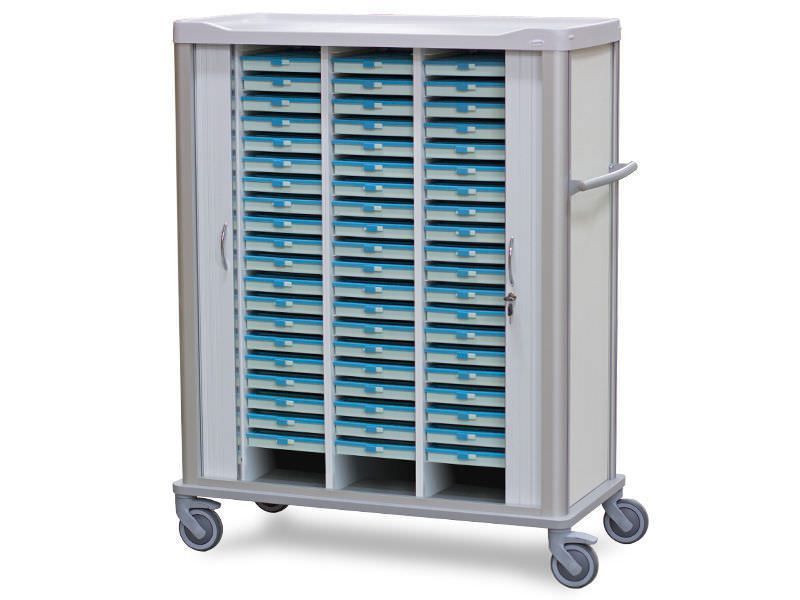 Medicine distribution trolley / 55 to 64 container C-460 Lapastilla Soluciones Integrales SL