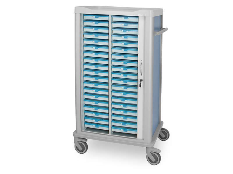 Medicine distribution trolley / 35 to 44 container C-438 Lapastilla Soluciones Integrales SL