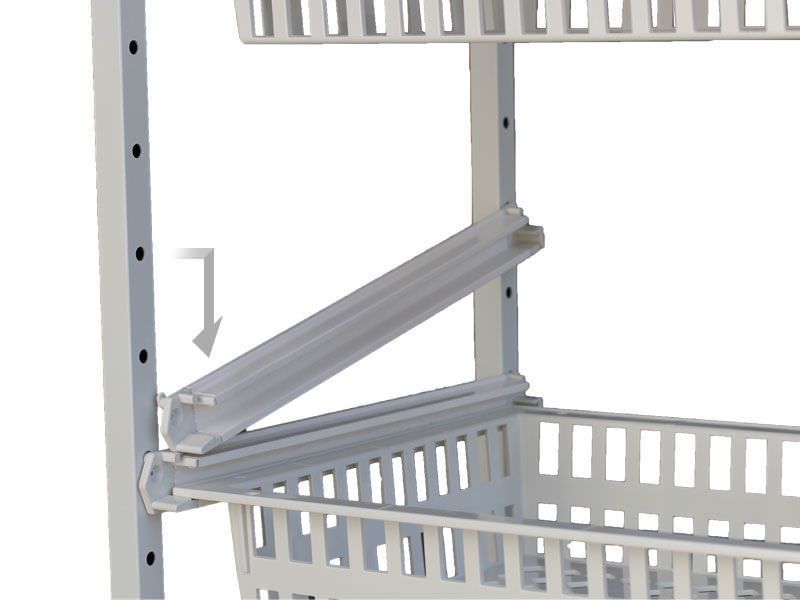 Basket shelving unit / metal RACK-400 Lapastilla Soluciones Integrales SL