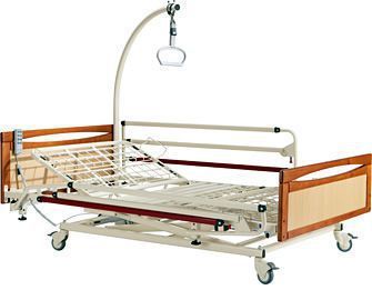 Hospital bed / height-adjustable / on casters / 4 sections 400 kg | gravatus Benmor Medical