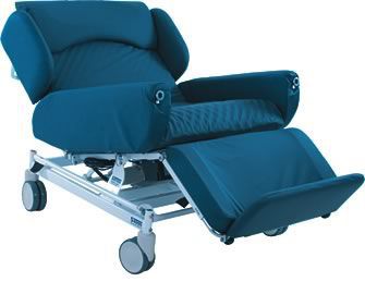 Adjustable stretcher chair / 3-section / with legrest / bariatric 349 kg | ultra cura care Benmor Medical