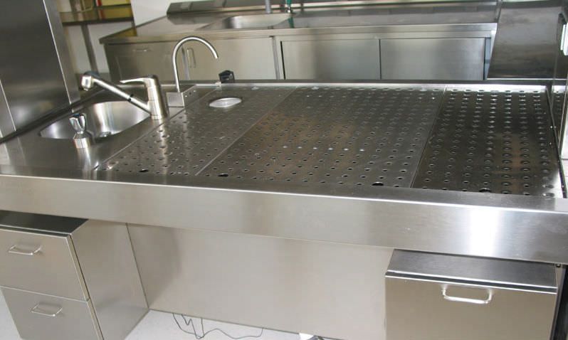 Macroscopy table / with sink MA-0087 MEDIS Medical Technology