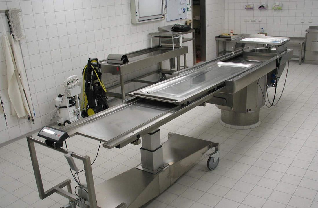 Autopsy table / with suction system MA-2000 MEDIS Medical Technology