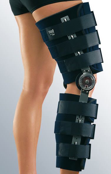 Knee splint (orthopedic immobilization) / articulated medi ROM II medi