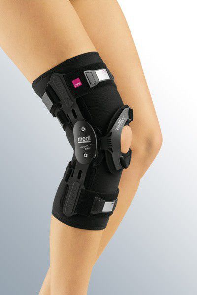 Knee orthosis (orthopedic immobilization) / patella stabilisation / articulated medi PT control medi