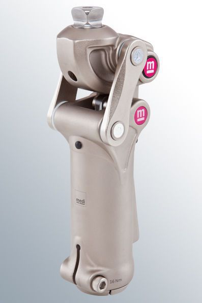 Prosthetic knee joint (lower extremity) / single-axis / with stance control / adult OP2 medi