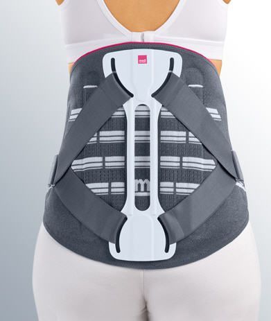 Lumbar support belt / rigid Lumbamed® disc medi