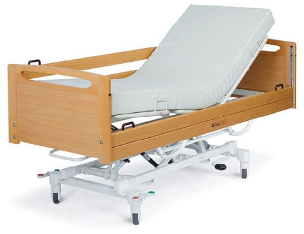 Nursing home bed / hydraulic / on casters / height-adjustable Alli Pro-280 Lojer