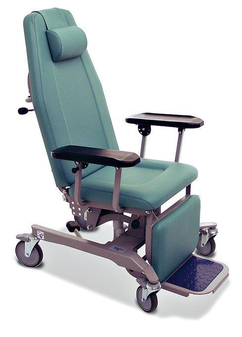 Patient transfer chair with adjustable backrest 6800 Series Lojer