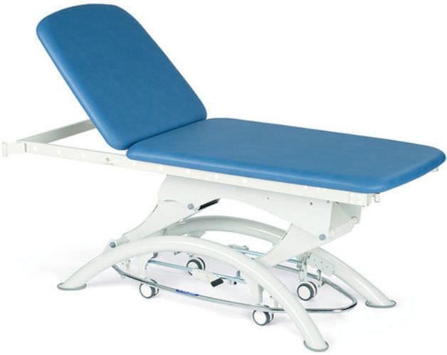 Electrical examination table / height-adjustable / on casters / 2-section Capre E2 Lojer