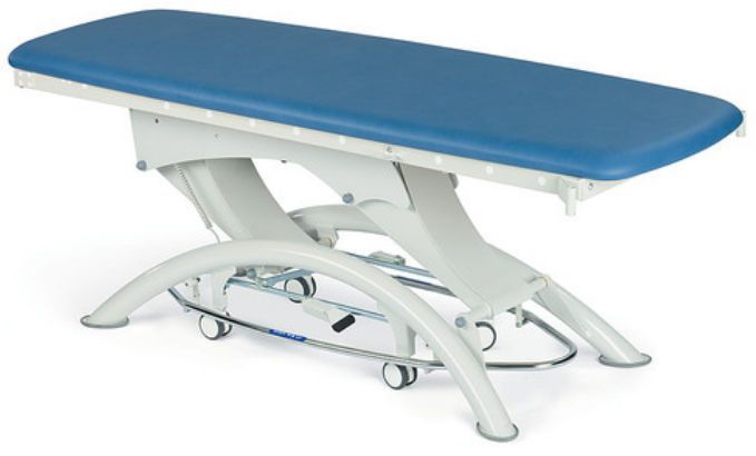 Electrical examination table / on casters / height-adjustable / 1-section Capre E1 Lojer