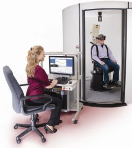 Rotary chair for vestibular testing 2000 Micromedical Technologies