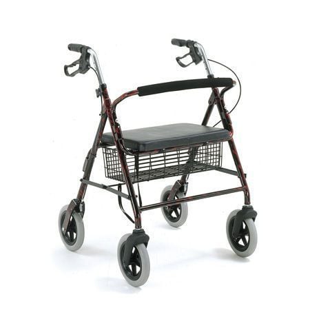 4-caster rollator / height-adjustable / bariatric W467 Merits Health Products
