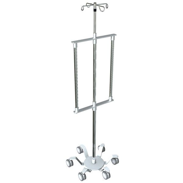 4-hook IV pole / on casters / with infusion pump bracket IVS6-004 Better Enterprise