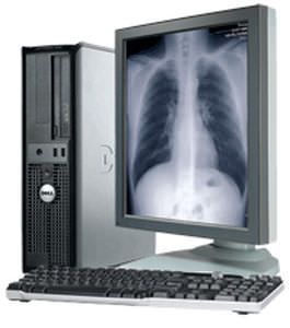 Medical computer workstation / radiology RadView Millensys