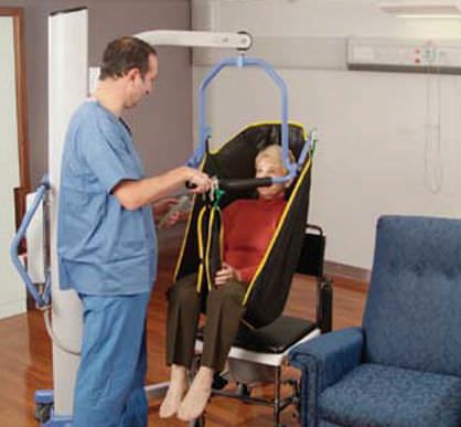 Mobile patient lift / electrical / bariatric Stature MMO