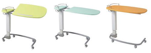 Reclining overbed table / height-adjustable / on casters SANA MMO