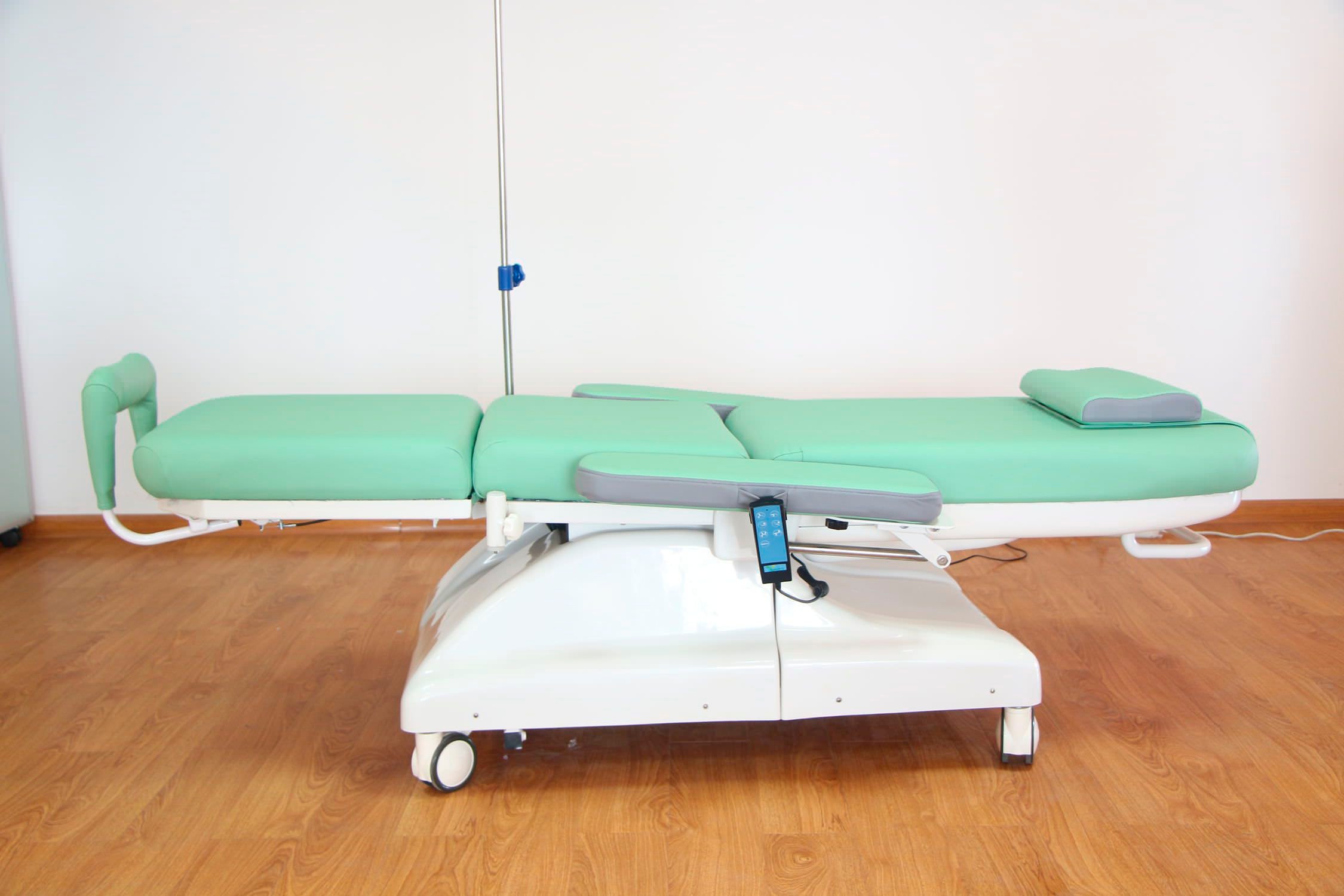 Electrical dialysis armchair / Trendelenburg / height-adjustable / on casters PY-YD-210S Nanning passion medical equipment