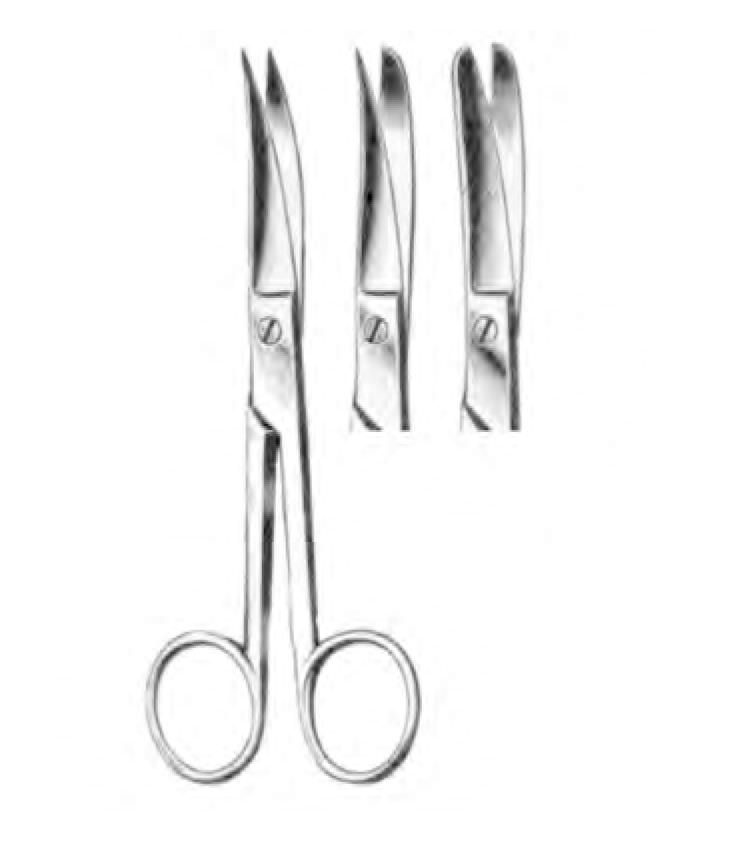 Surgical scissors / curved 114 - 191 mm | 042000-C, 042015-C Medgyn Products