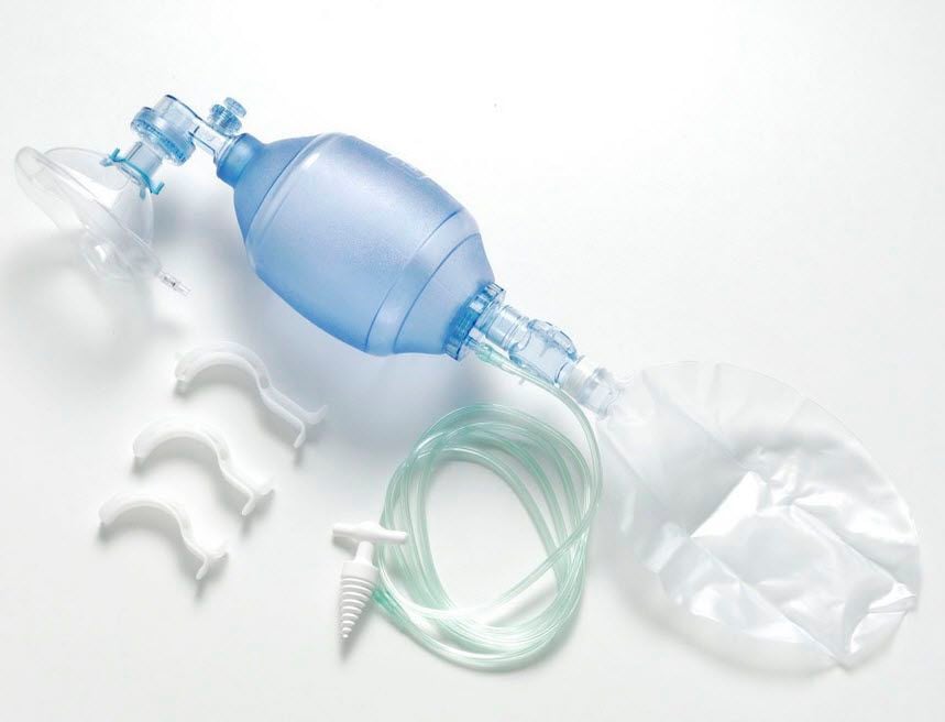 Pediatric manual resuscitator / with pop-off valve / disposable 0909 Attucho